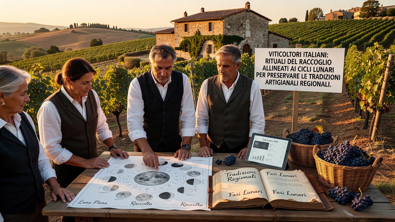 Lunar Cycles Guide Harvest Timing for Italian Winemakers Upholding Ancestral Craft Methods